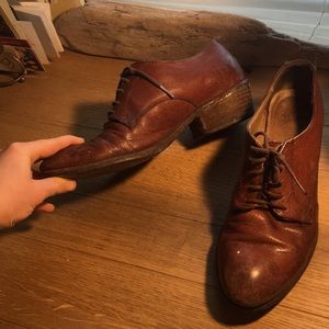 Frye carson Oxford Brown lace up